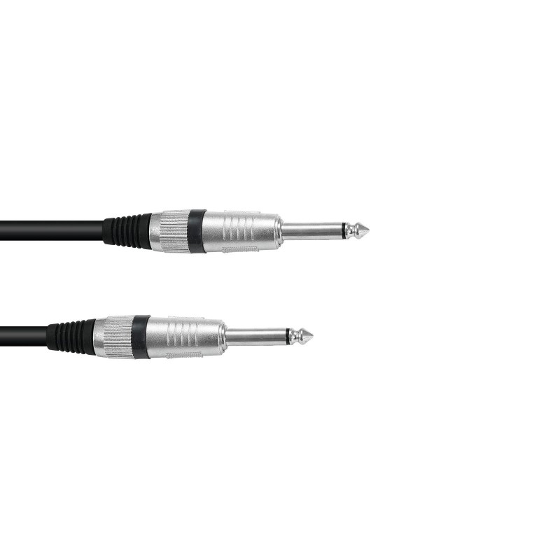 OMNITRONIC Jack cable 6.3 mono 1.5m bk ROAD